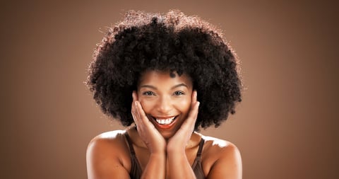 Skincare and beauty portrait